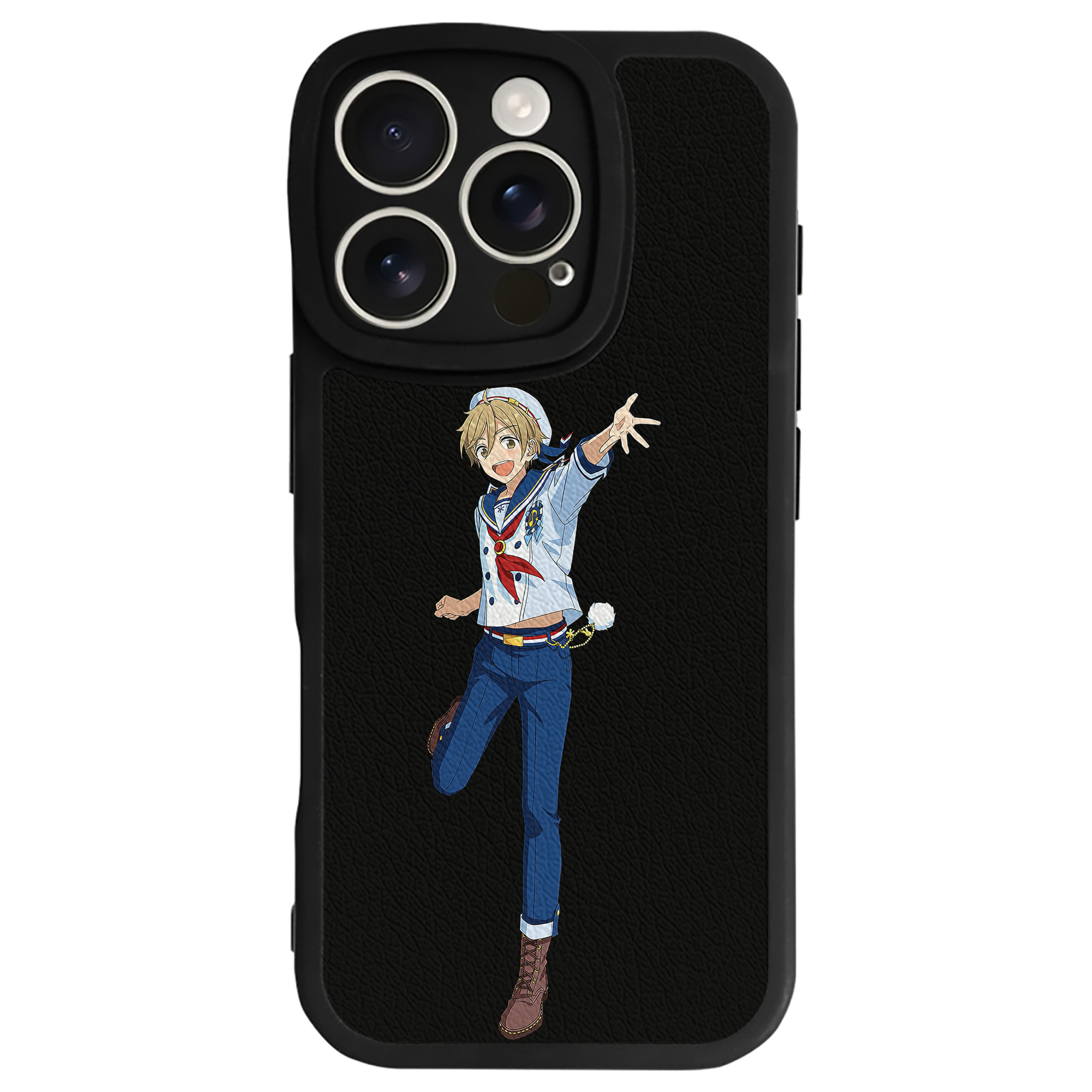 （画像用） あんさんぶるスターズ! Ensemble Stars 【iPhone 16シリーズ対応】シリコンスマホケース（レザー調） 材質：シリコン
